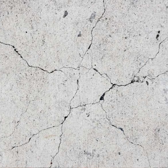 cracked concrete